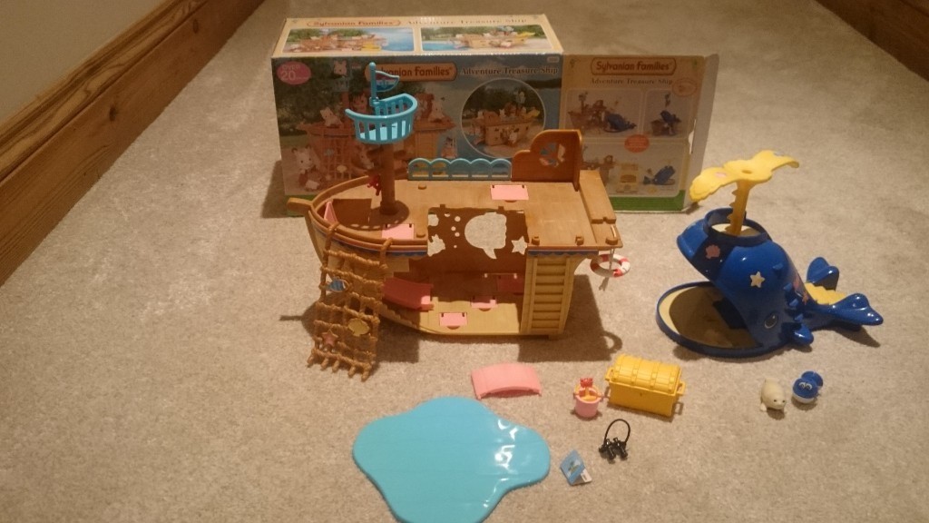 sylvanian families pirate ship
